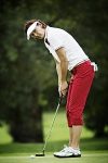 Woman Golfing